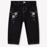 Guess Baby Girls Jeans In Black