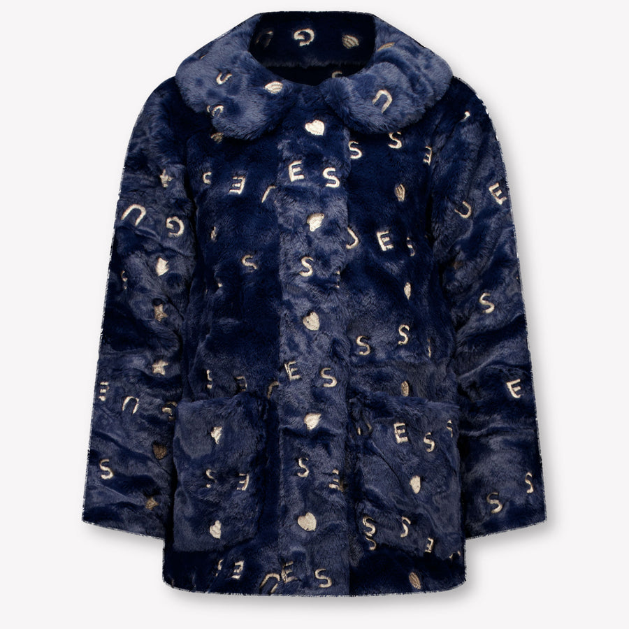 Guess Kids Girls Jackets In Navy