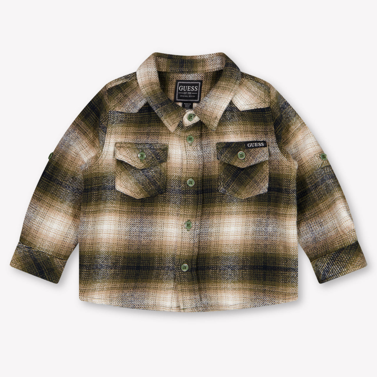 Guess Baby Boys Blouse In Beige