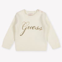 Guess Baby Girls Sweater In OffWhite