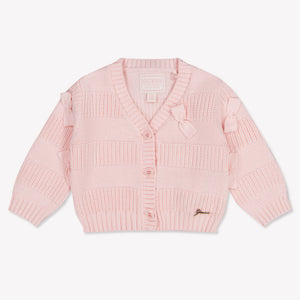 Guess Baby Girls Cardigan In Light Pink