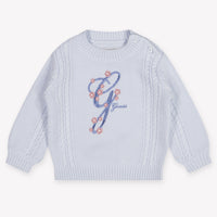 Guess Baby Girls Sweater In Light Blue