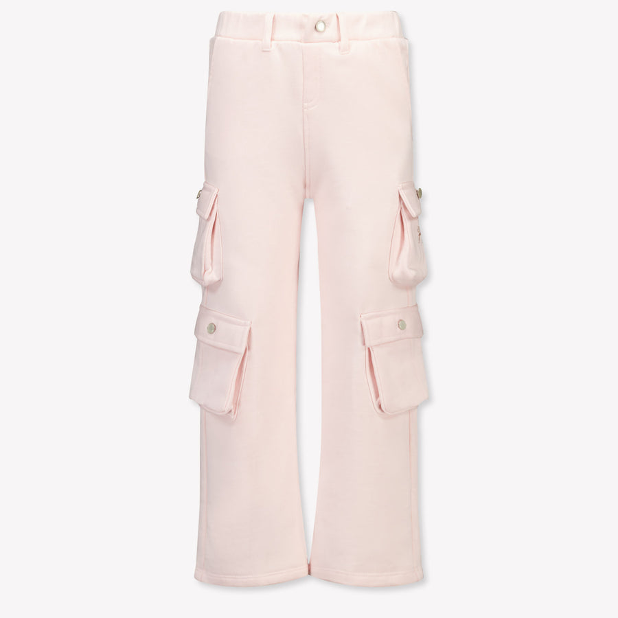 Guess Kids Girls Pants In Light Pink