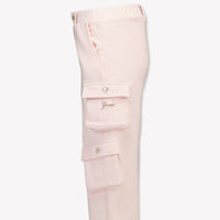Guess Kids Girls Pants In Light Pink