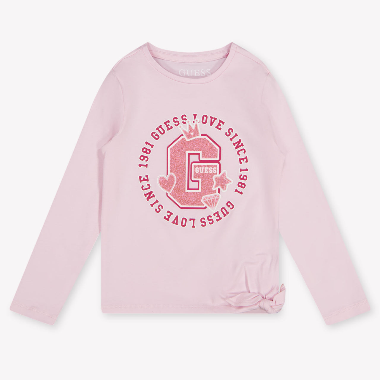 Guess Kids Girls T-Shirt In Light Pink