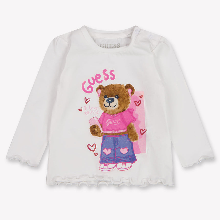Guess Baby Girls T-Shirt In White