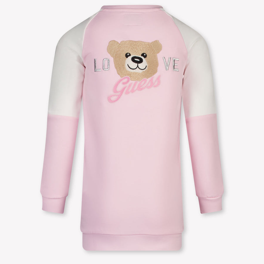 Guess Kinder Meisjes Jurk In Licht Roze
