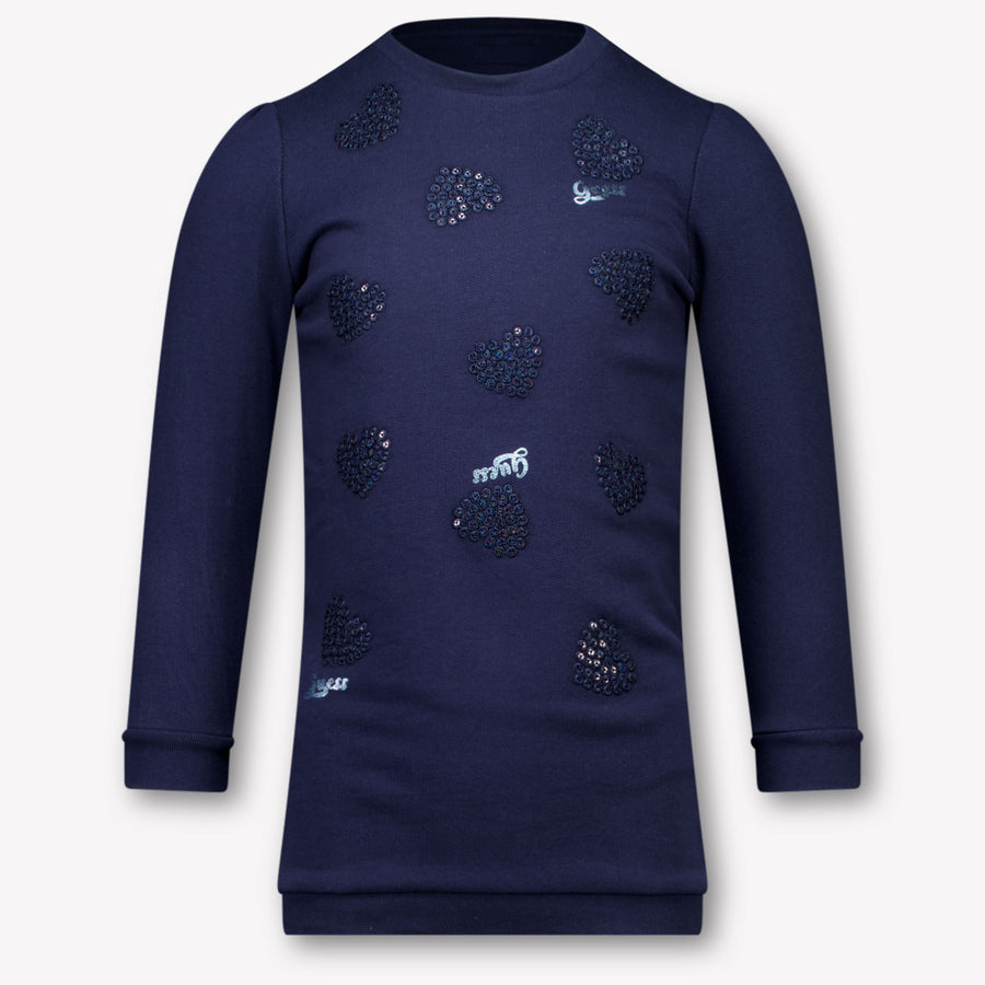 Guess Kids Girls Dress In Navy
