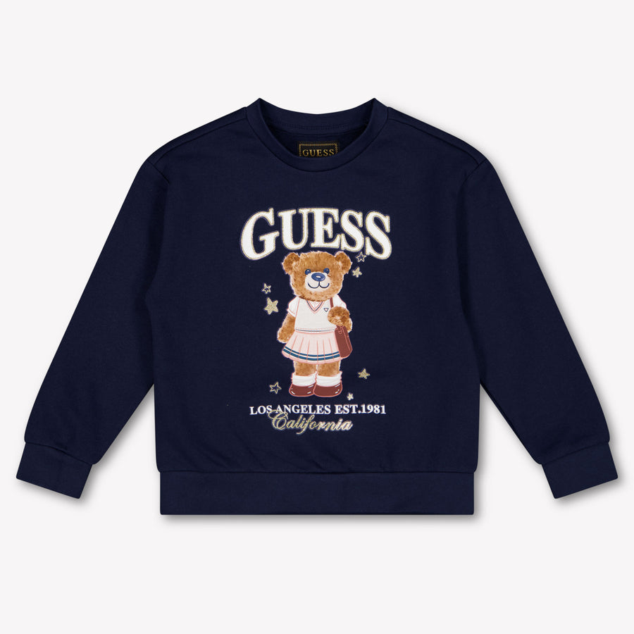 Guess Kids Girls Sweater In Navy