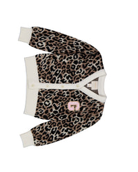 Guess Kids Girls Cardigan In Panther