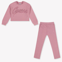Guess Kinder Meisjes Joggingpak In Roze