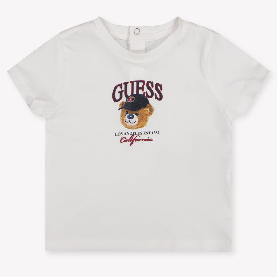 Guess Baby Boys T-Shirt In White