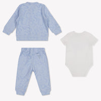 Guess Baby Unisex Setje In Licht Blauw