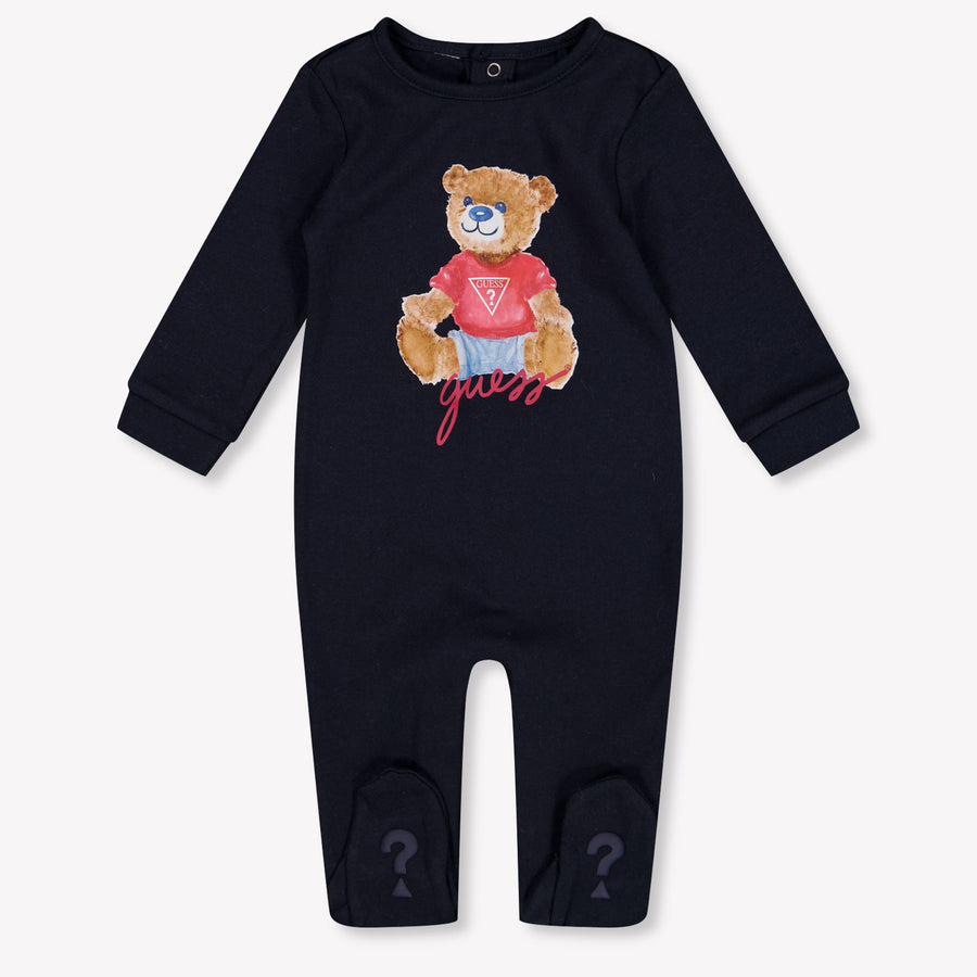 Guess Baby Boys Romper in Navy