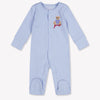 Guess Baby Boys Playsuit In Light Blue