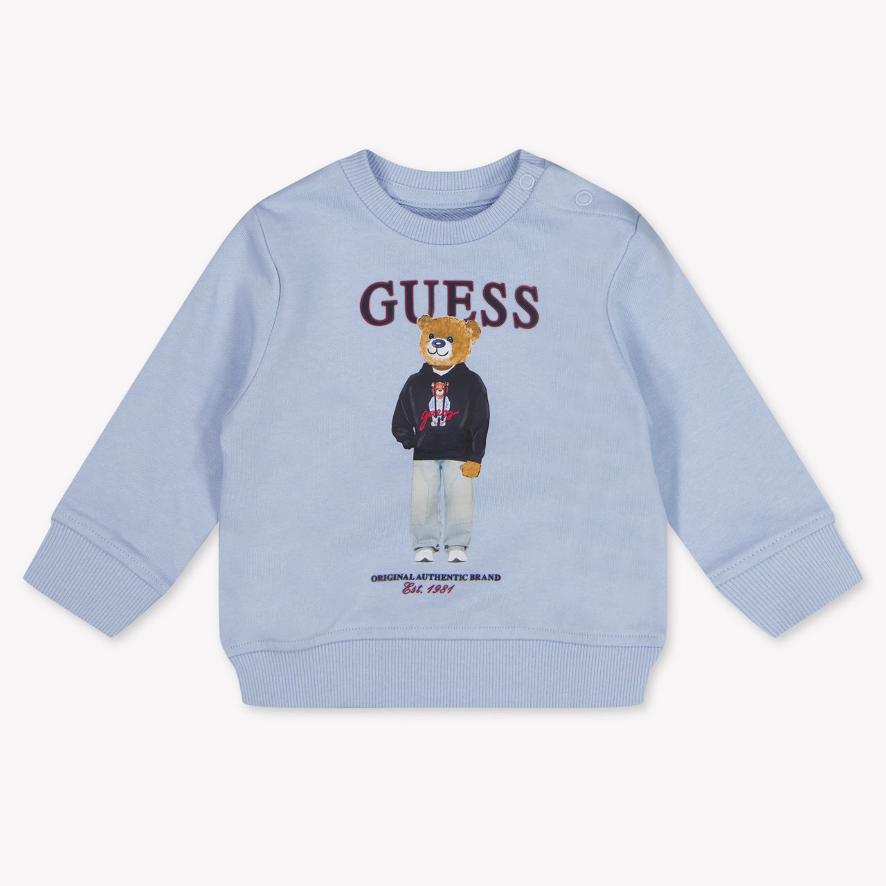 Guess Baby Boys Sweater In Light Blue