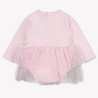 Guess Baby Meisjes Jurk In Licht Roze