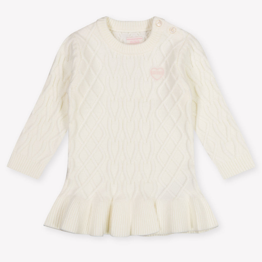 Guess Baby Girls Dress in Off-White