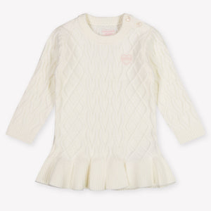 Guess Baby Meisjes Jurk In Off White