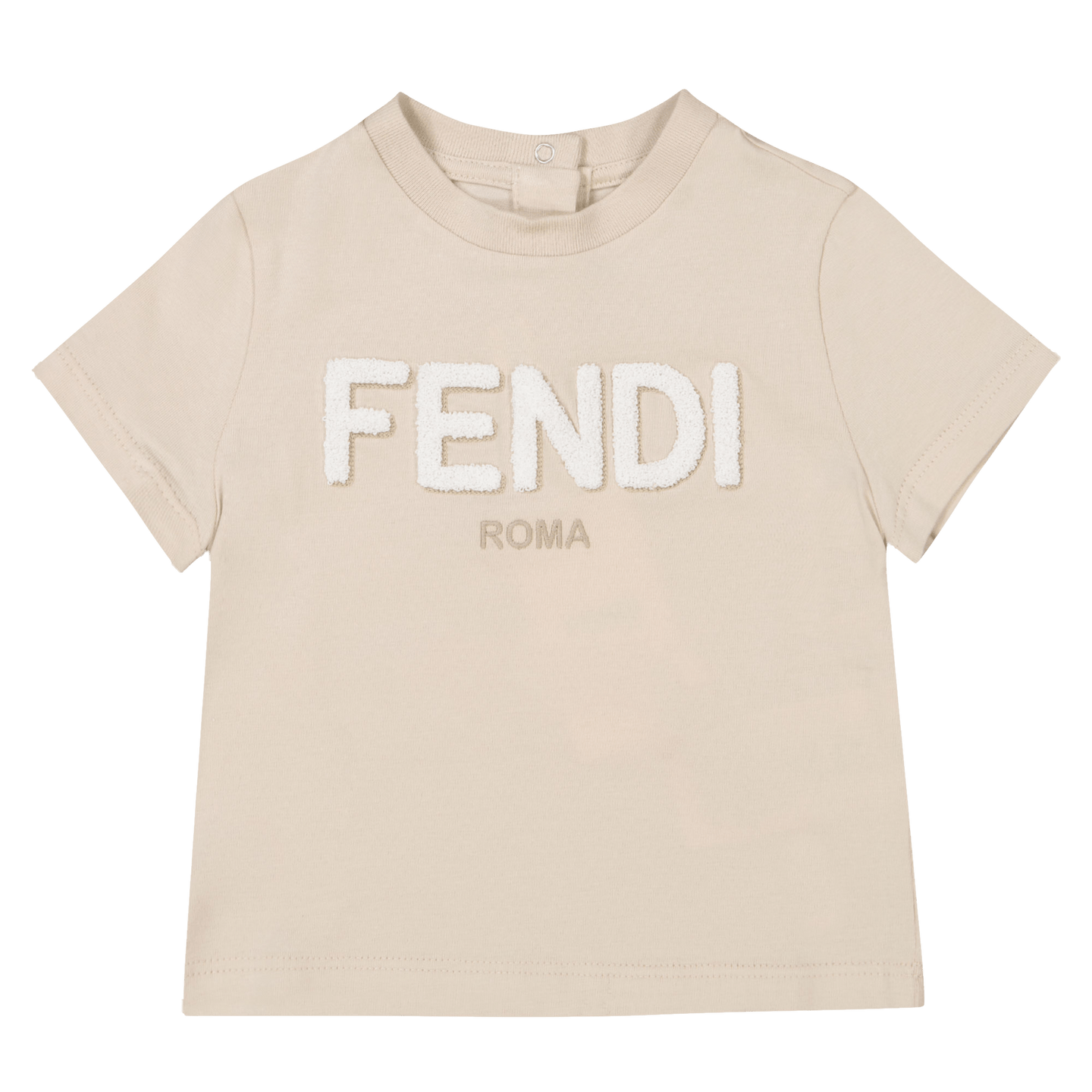 Fendi Baby Unisex T-Shirt Beige 3 mnd