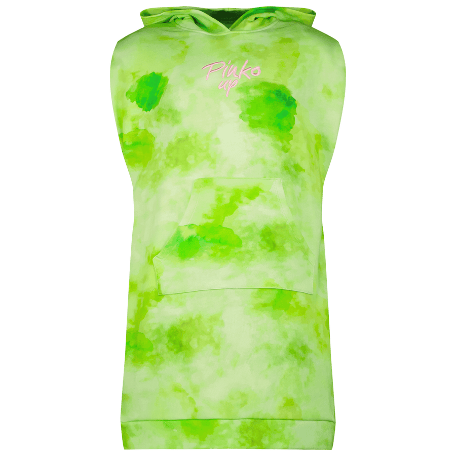 Pinko Kinder Meisjes Jurk Fluor Groen 10Y