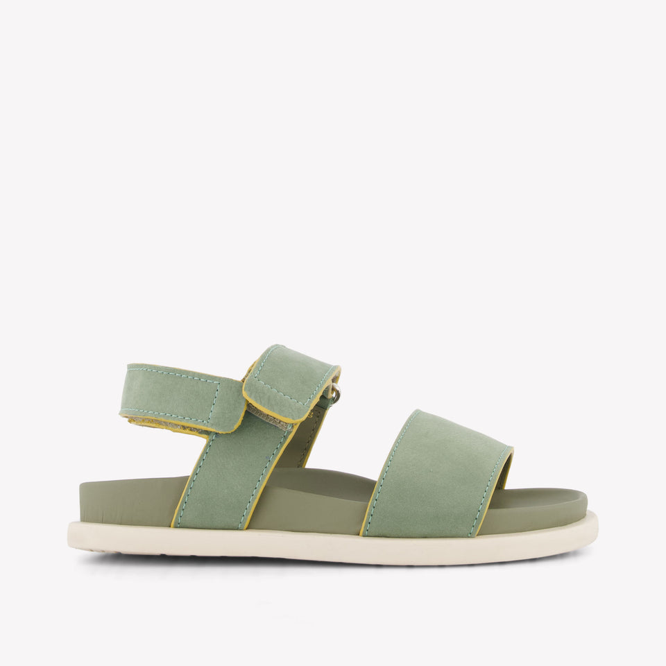 Andrea Montelpare Boys Sandals In Olive Green