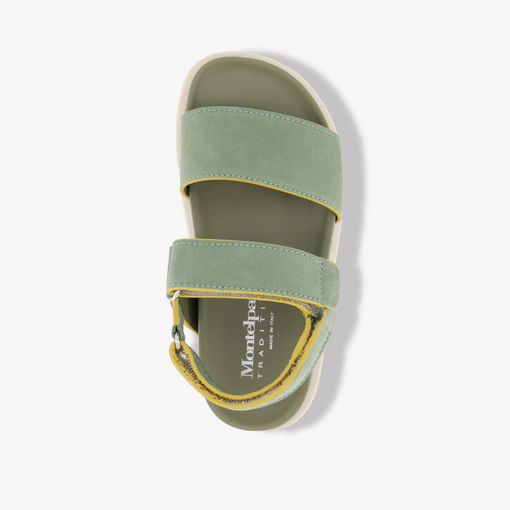 Andrea Montelpare Boys Sandals In Olive Green