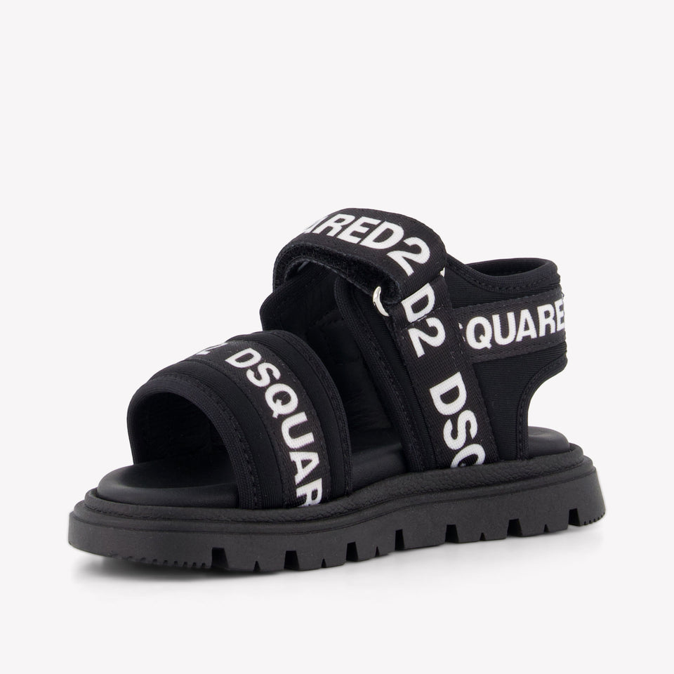 Dsquared2 Boys Sandals In Black
