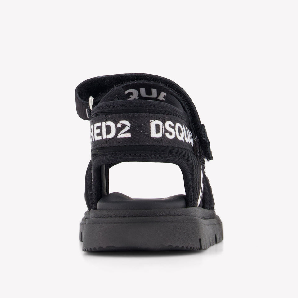 Dsquared2 Boys Sandals In Black