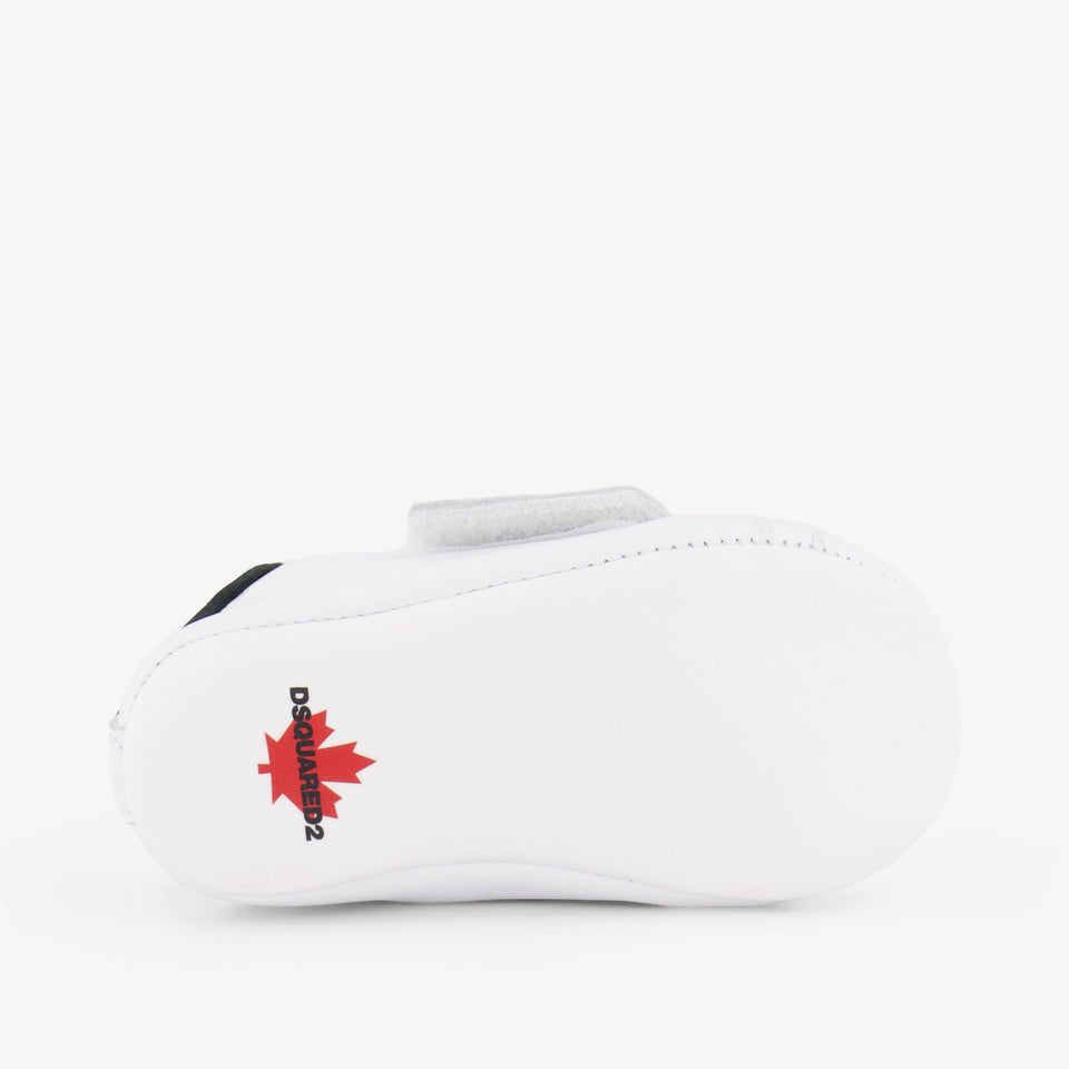 Dsquared2 Baby Unisex Sneakers In Wit