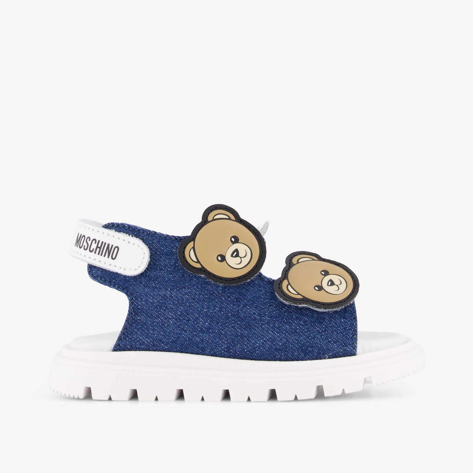 Moschino Unisex Sandals In Jeans