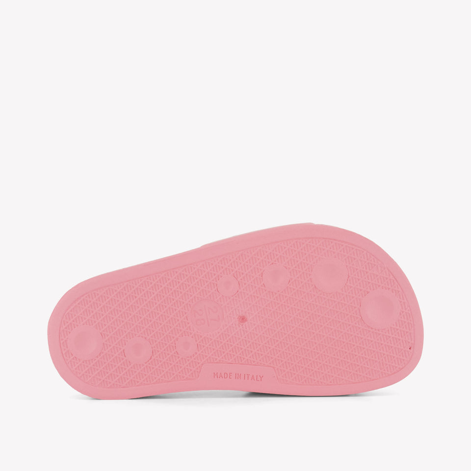 Moschino Unisex Flipflops In Pink