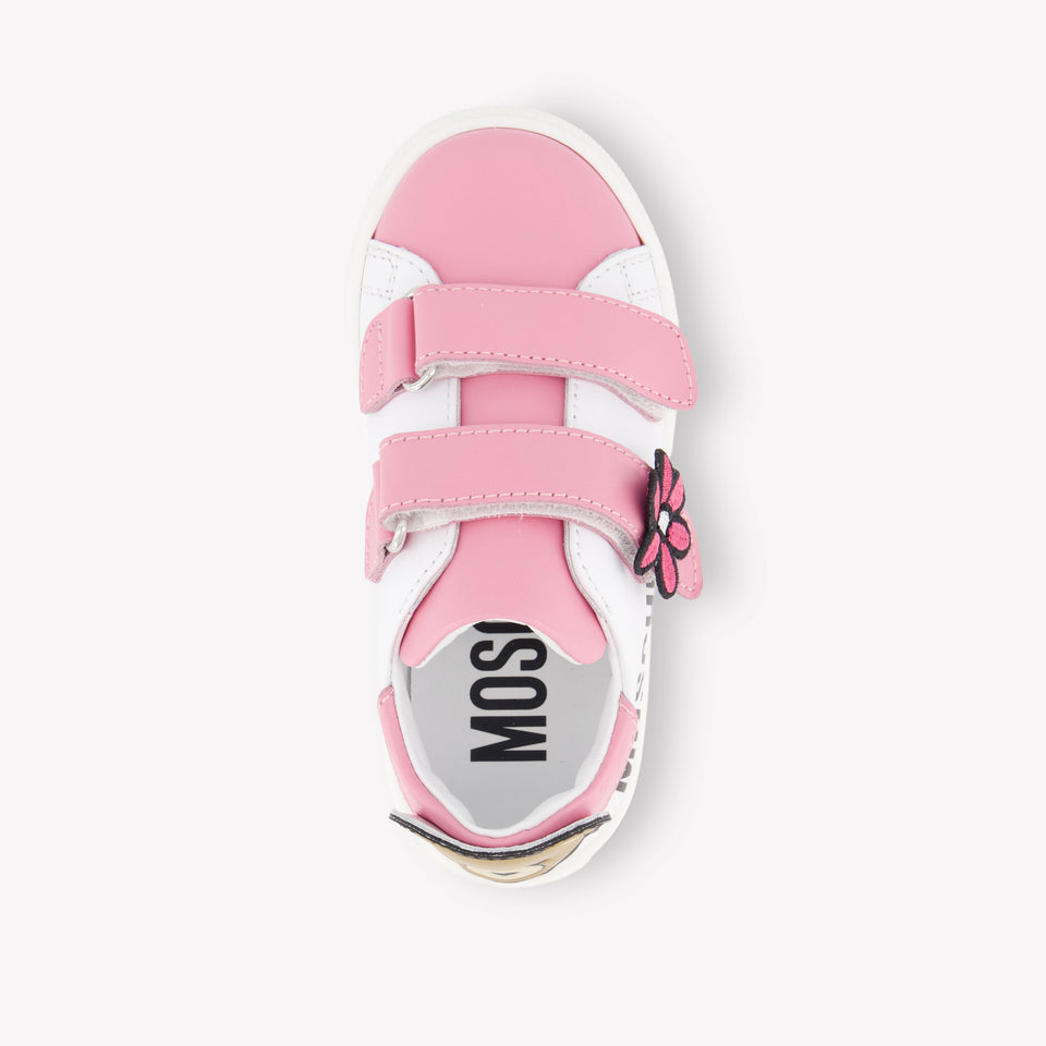 Moschino Meisjes Sneakers In Roze