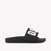 Dsquared2 Jongens Slippers In Zwart