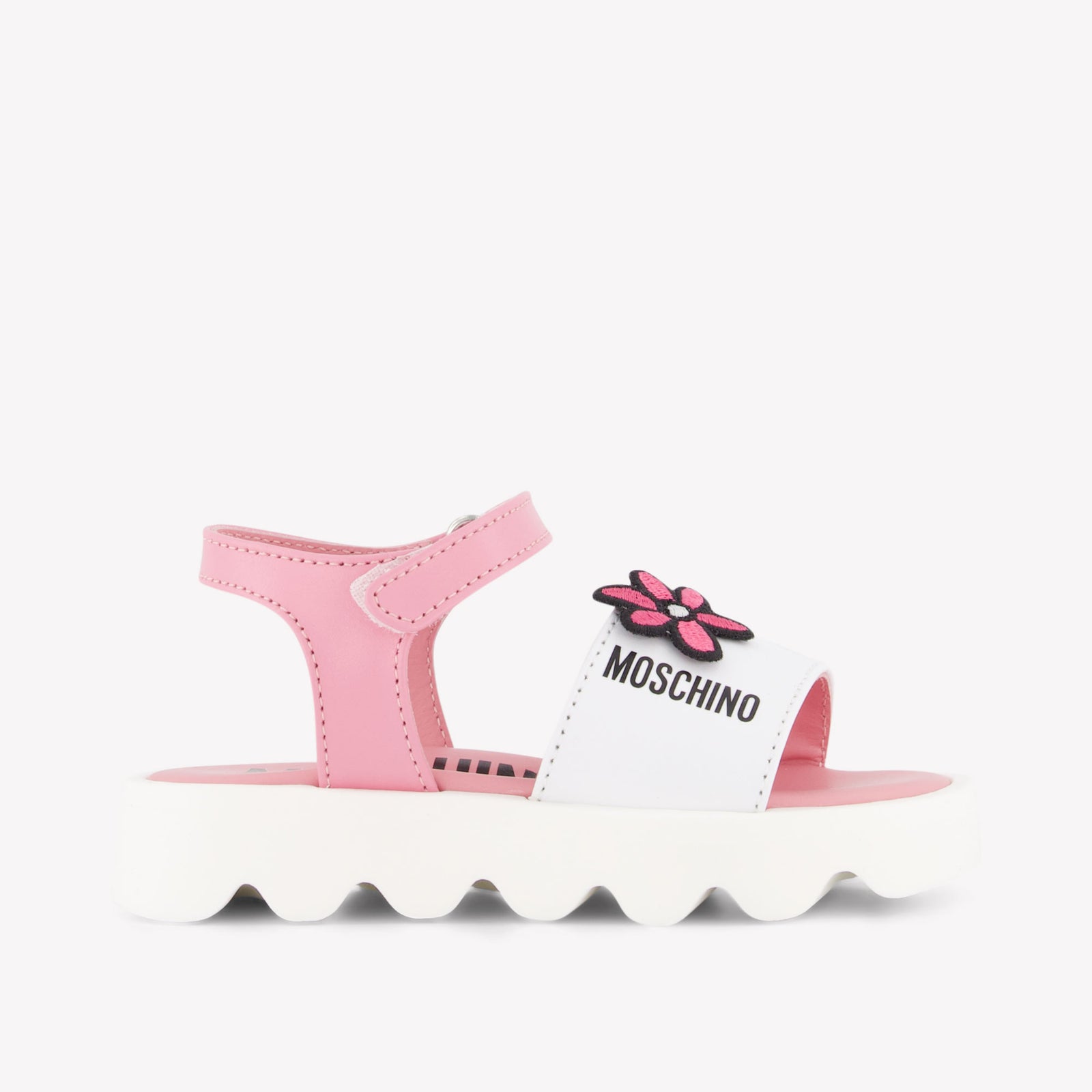 Moschino Girls Sandals In Pink