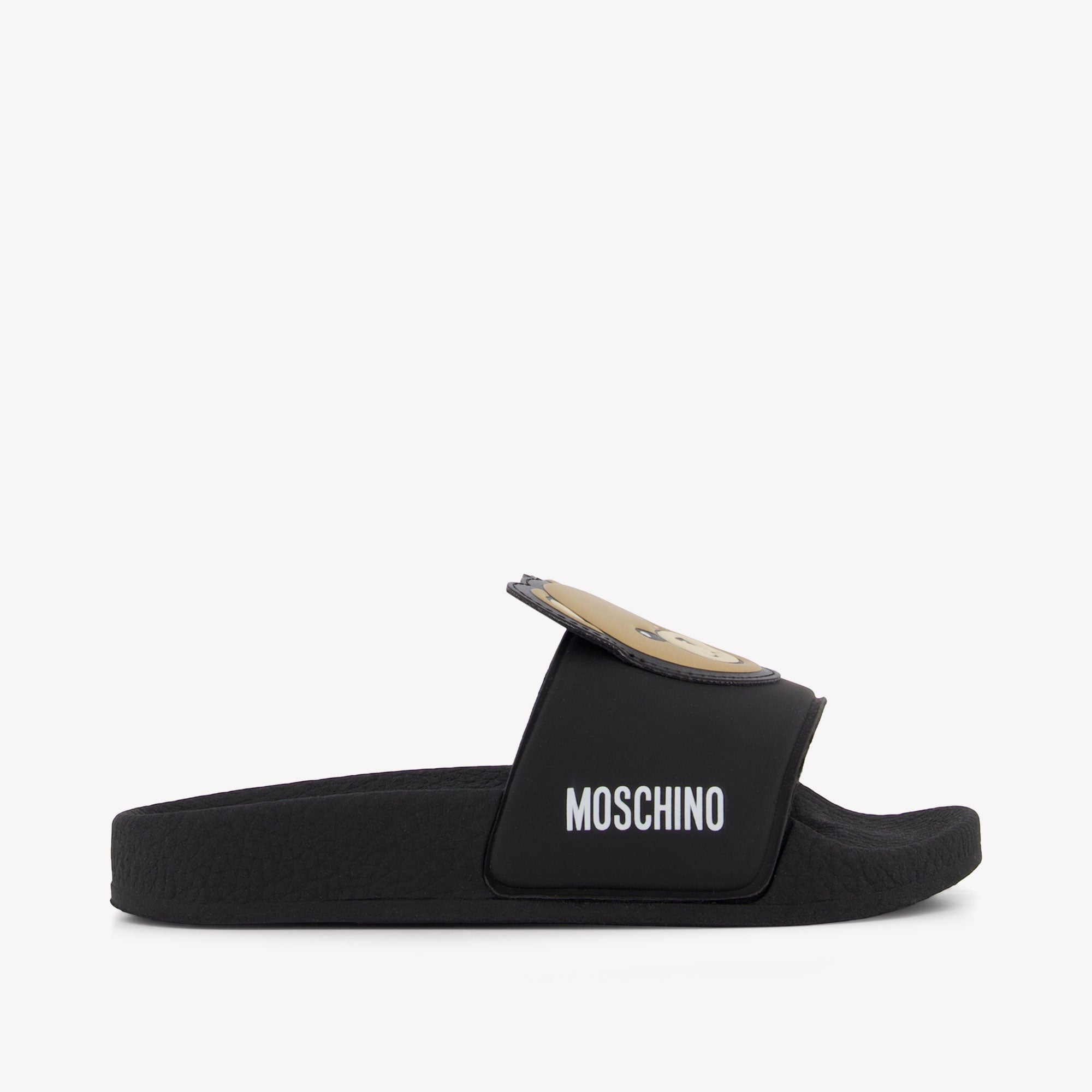 Moschino Unisex Flipflops In Black