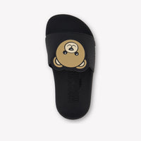 Moschino Unisex Flipflops In Black