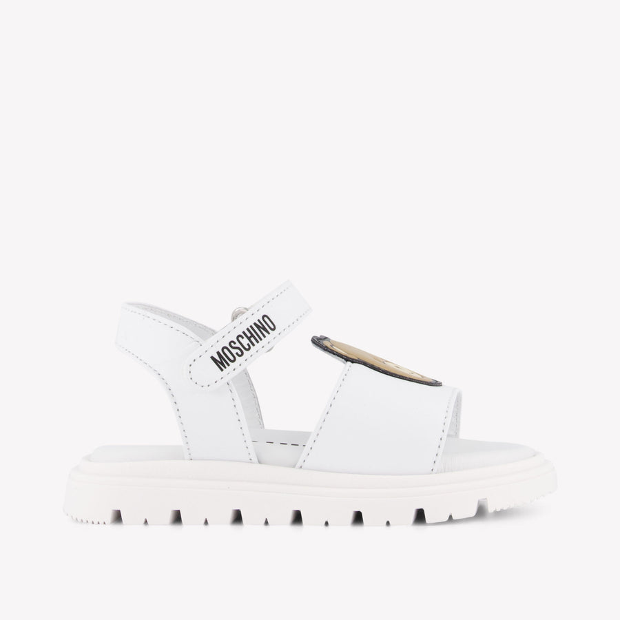 Moschino Unisex Kids Sandals in White