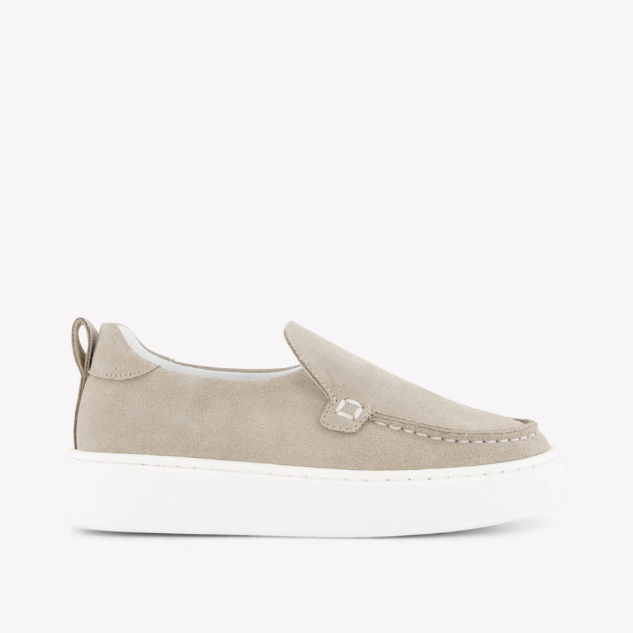 Andrea Montelpare Boys Shoes in Taupe