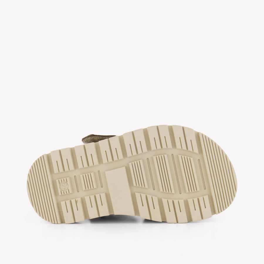 Andrea Montelpare Boys Sandals In Taupe