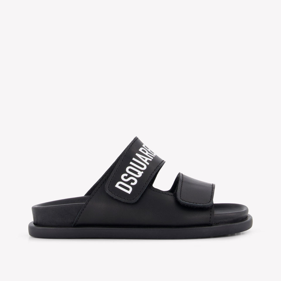 Dsquared2 Boys Flipflops In Black