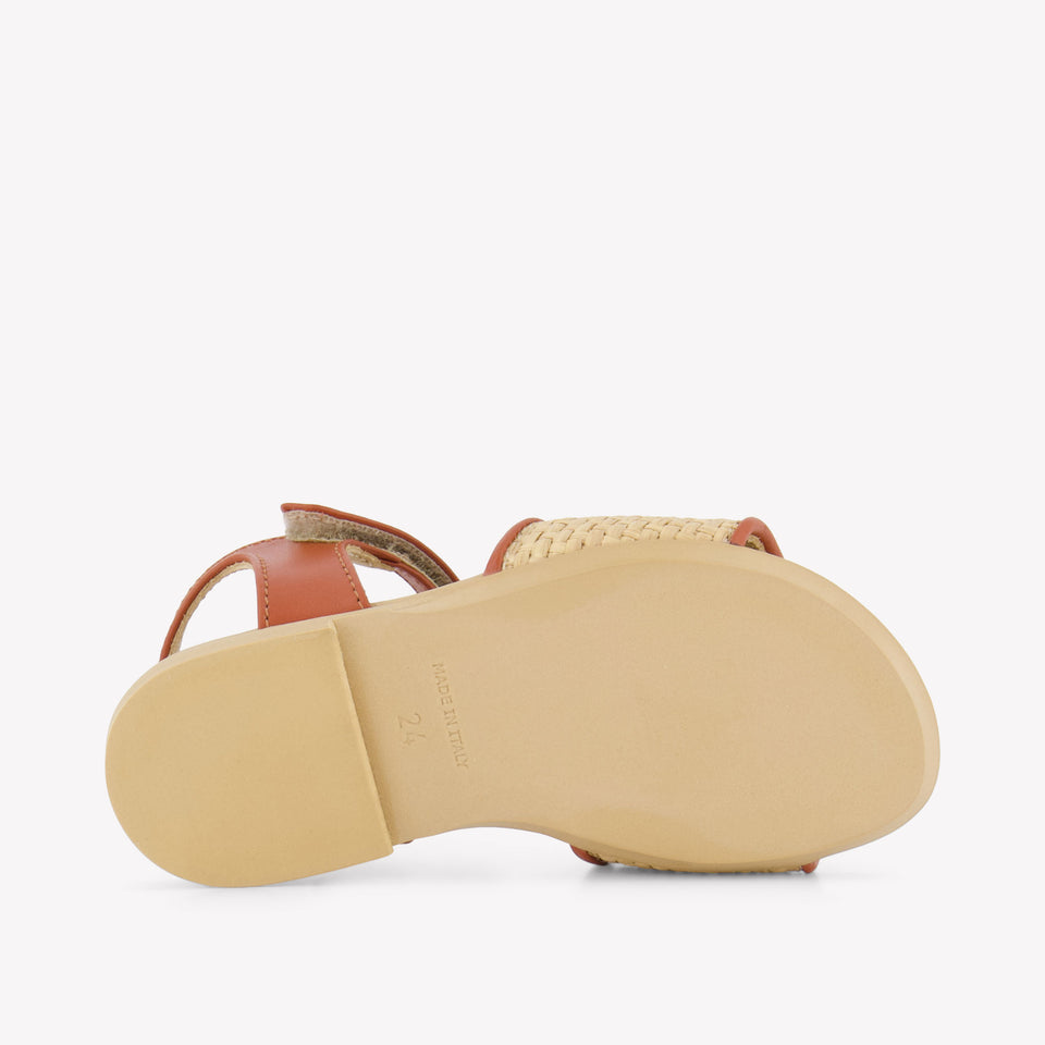 Dsquared2 Meisjes Sandalen In Beige