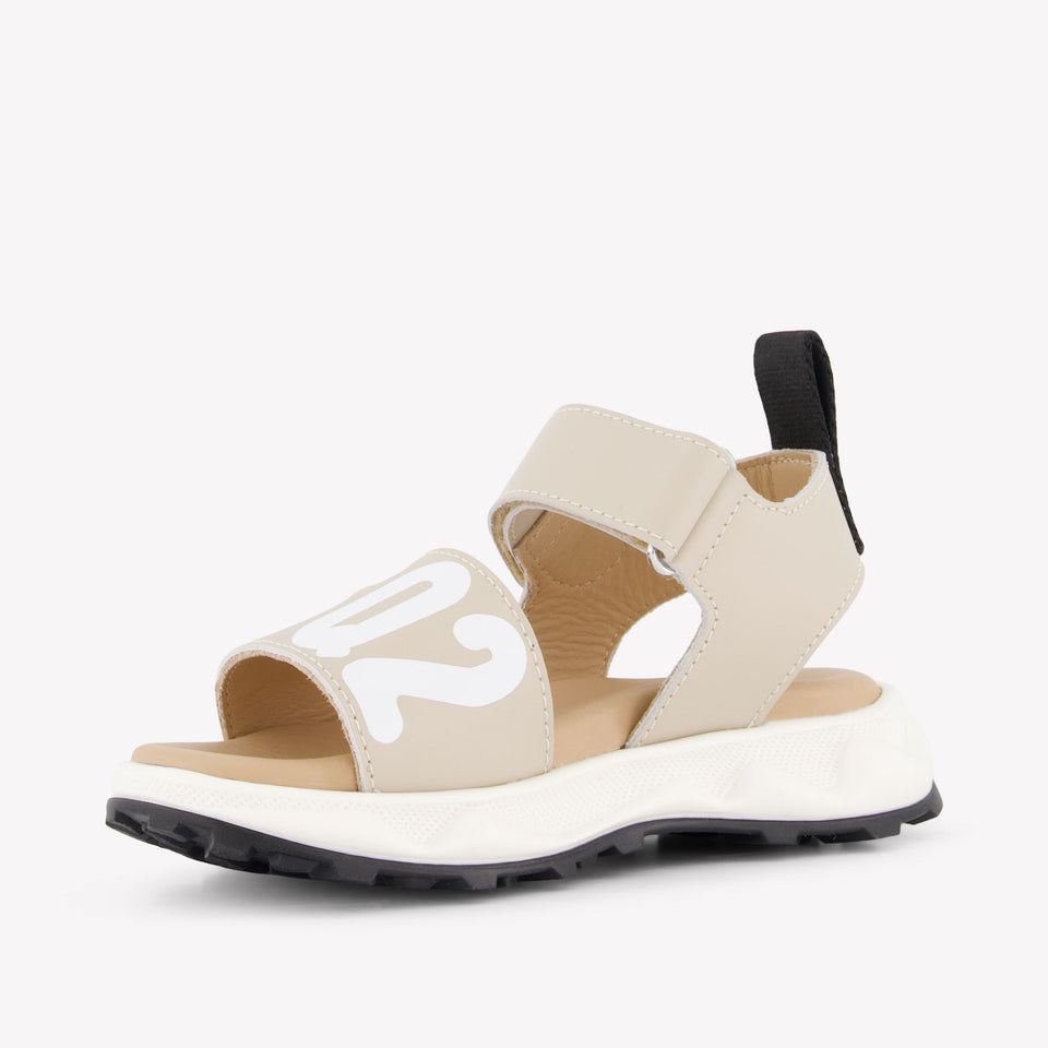 Dsquared2 Girls Sandals In Beige