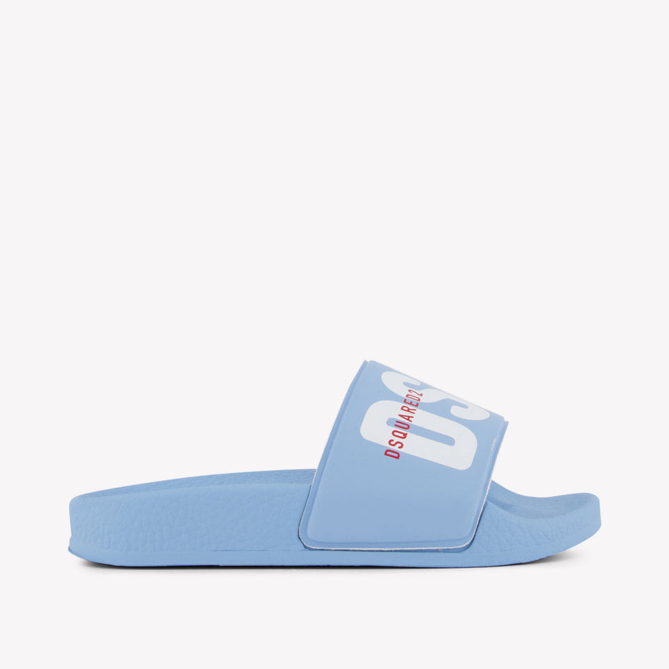 Dsquared2 Boys Flipflops In Light Blue