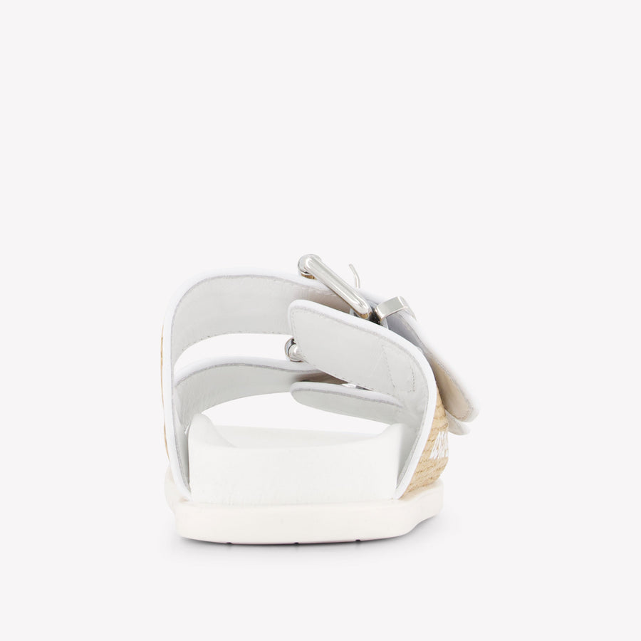 Dsquared2 Girls Flipflops In Beige