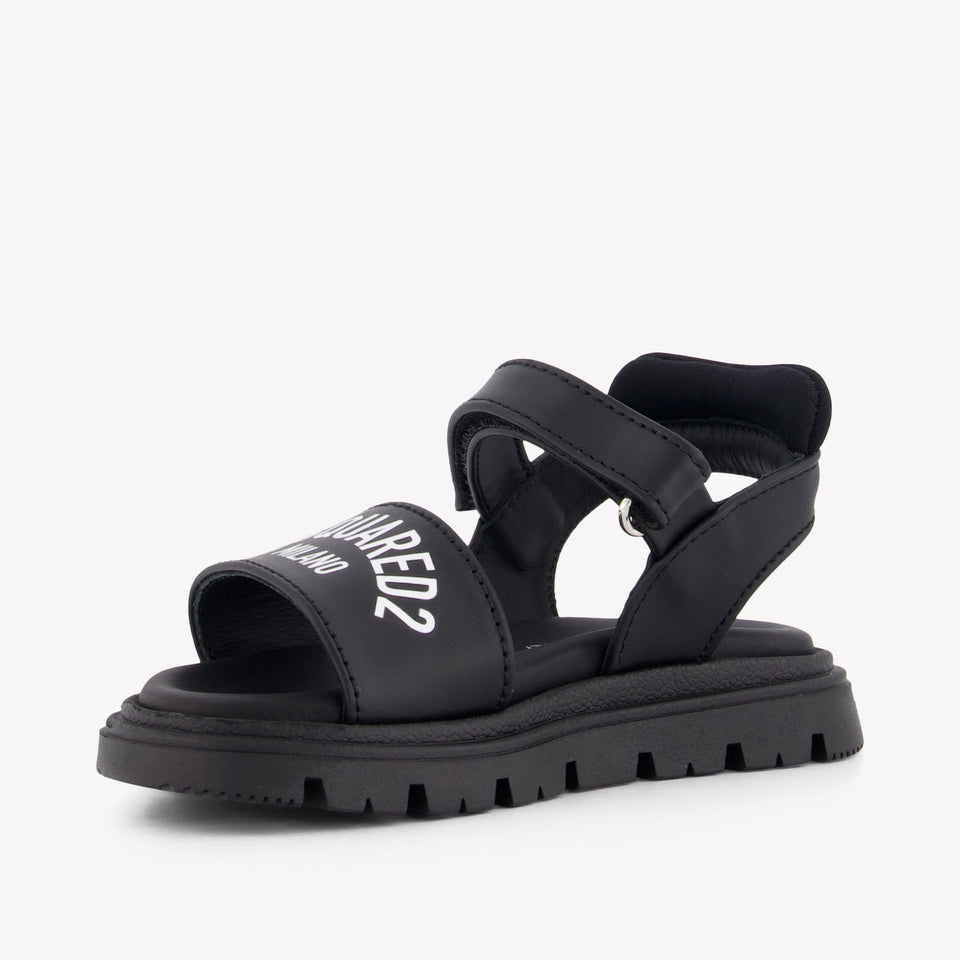 Dsquared2 Unisex Sandalen In Zwart