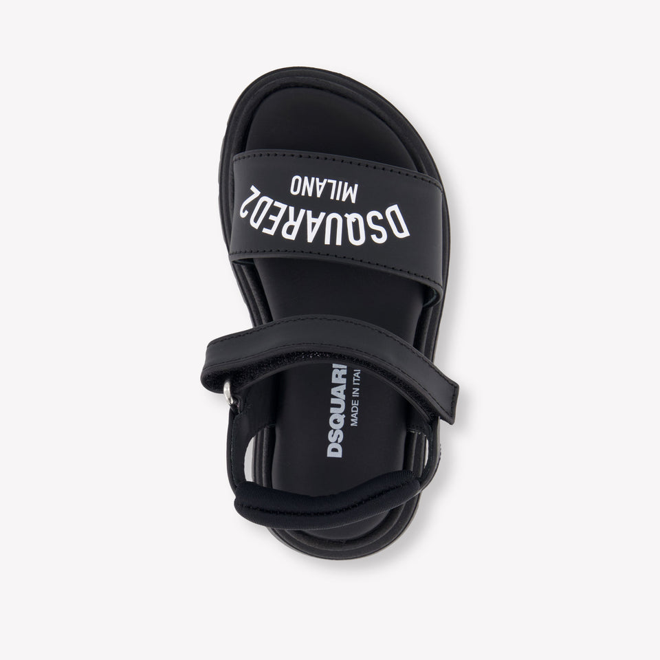Dsquared2 Unisex Sandalen In Zwart