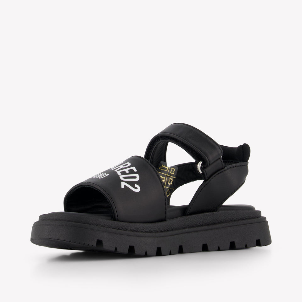 Dsquared2 Unisex Sandals In Black