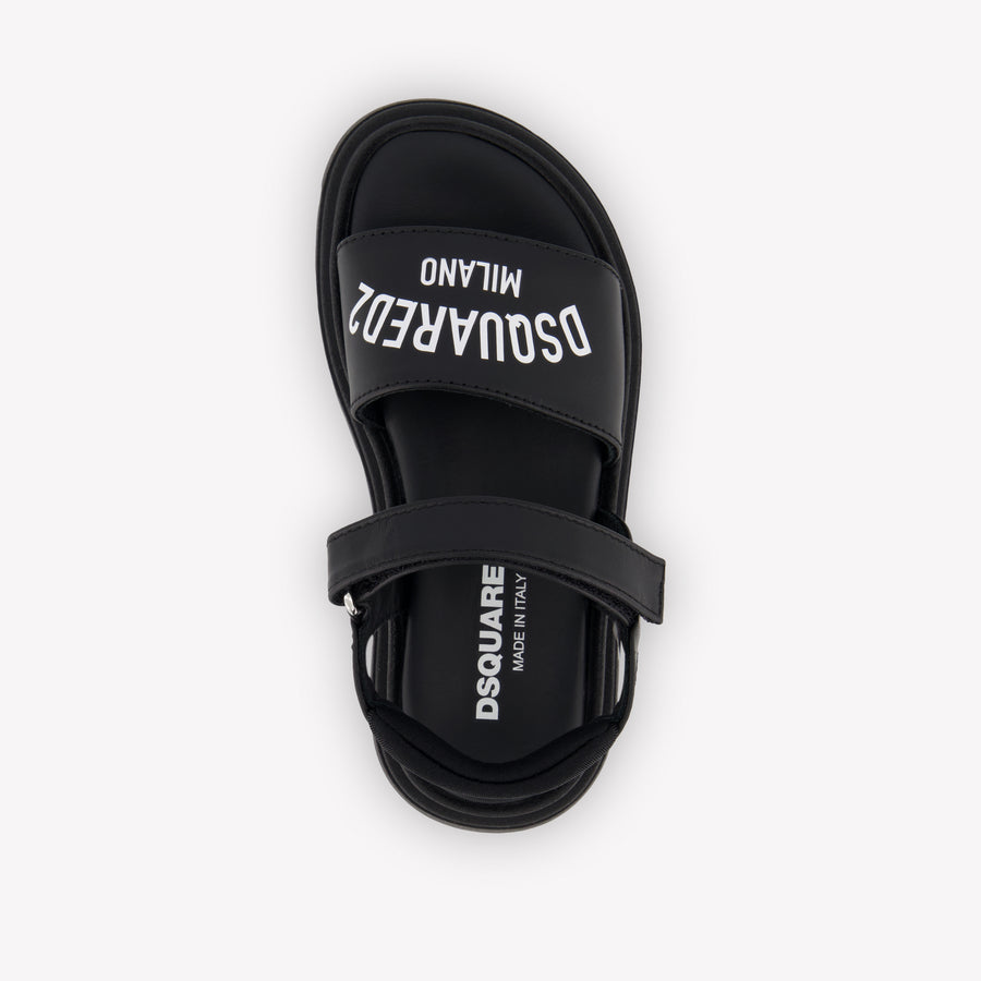 Dsquared2 Unisex Sandalen In Zwart