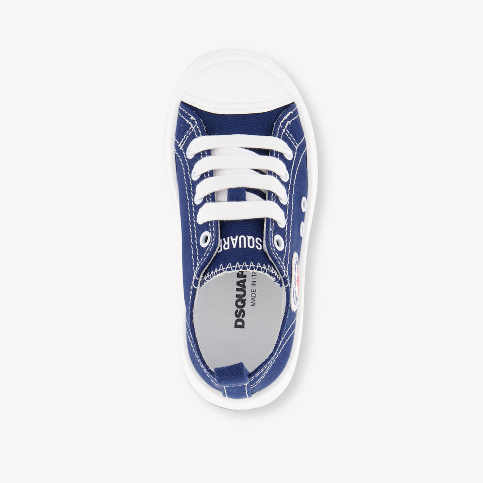 Dsquared2 Unisex Sneakers In Navy